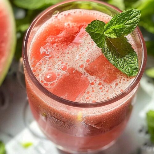 Summer Watermelon Mint Juice
