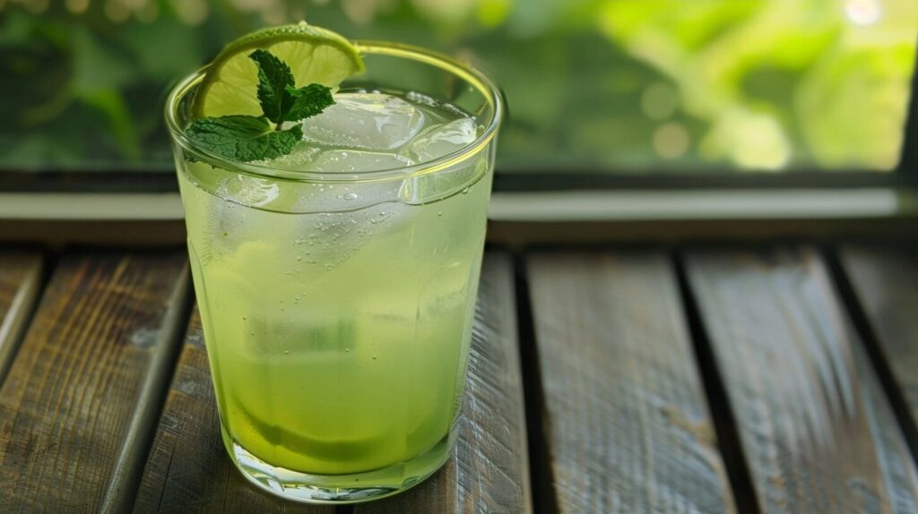 Homemade Mint Limeade