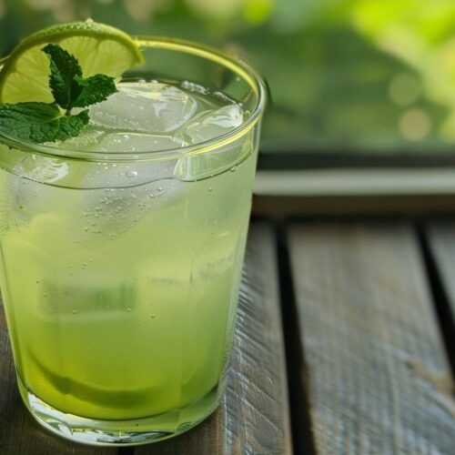 Homemade Mint Limeade