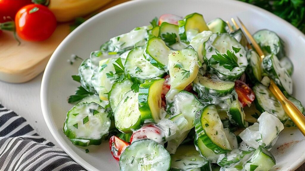 Healthy Cucumber Salad Recipe