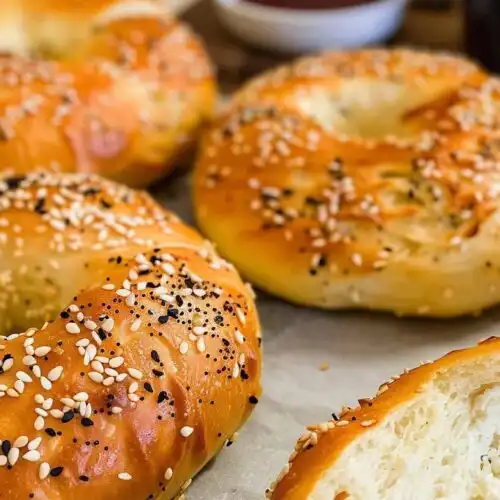 3 Ingredient Cottage Cheese Bagels