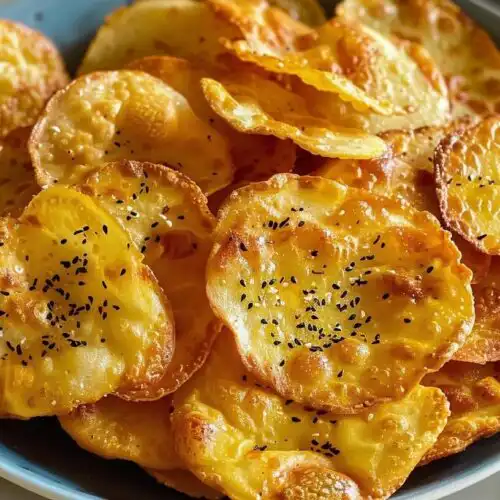 Crispy Cottage Cheese Chips