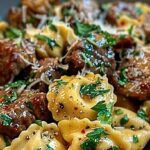 One-Pan Cowboy Butter Tortellini Steak Bites