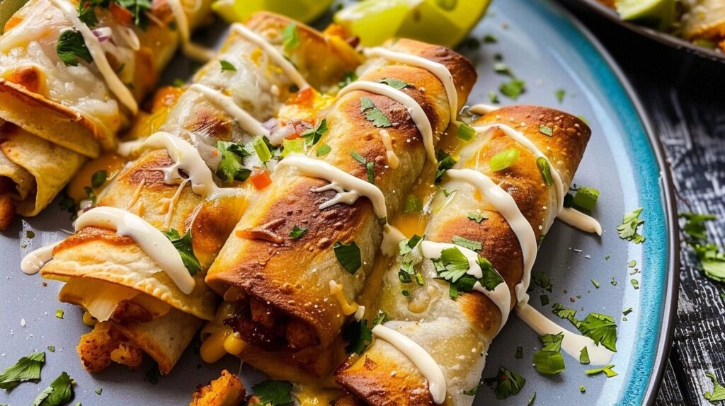 Crispy Breakfast Taquitos