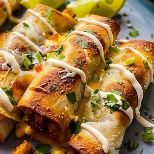 Crispy Breakfast Taquitos