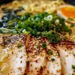 Creamy Garlic Chicken Ramen