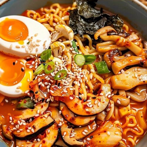 15 Minute Kimchi Ramen Recipe