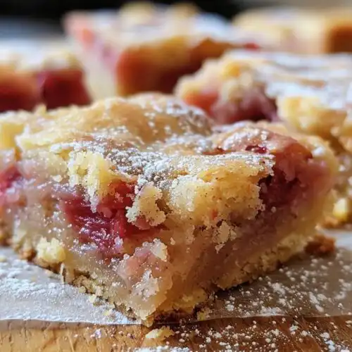 Lemon Rhubarb Bars
