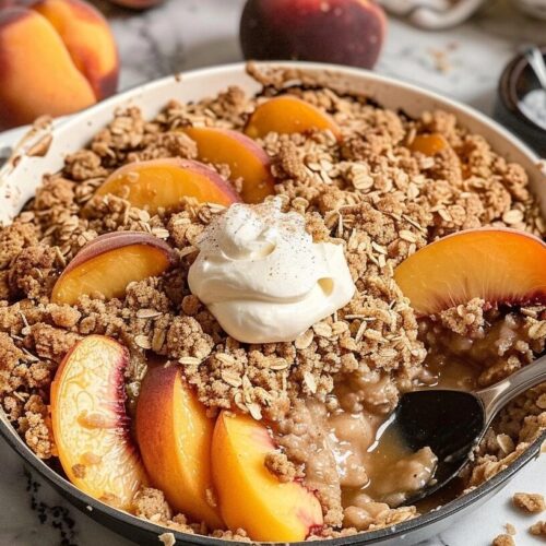 Old Fashioned Peach Crisp