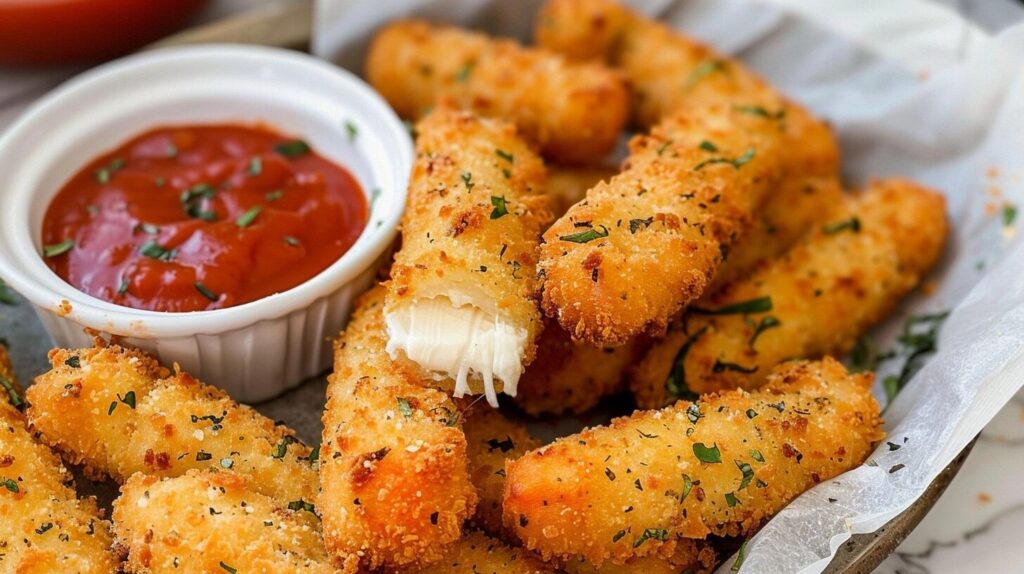 BEST Mozzarella Sticks