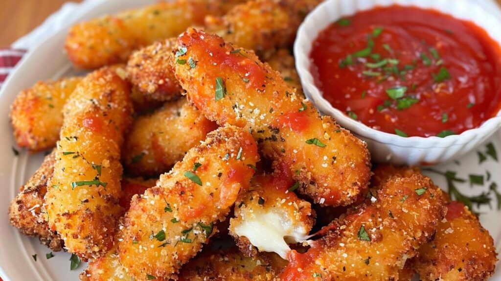 Homemade Mozzarella Sticks