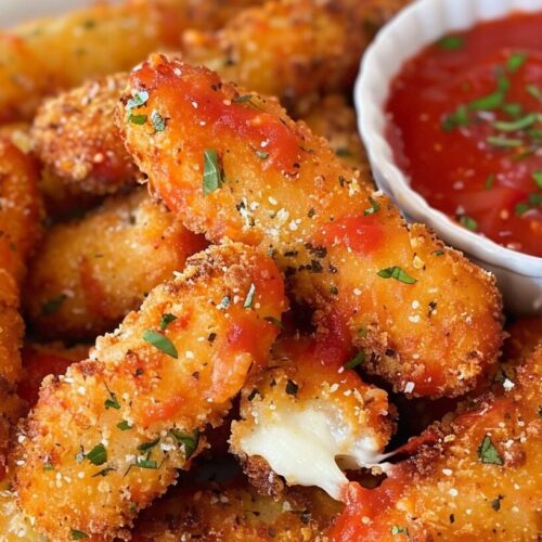 Homemade Mozzarella Sticks