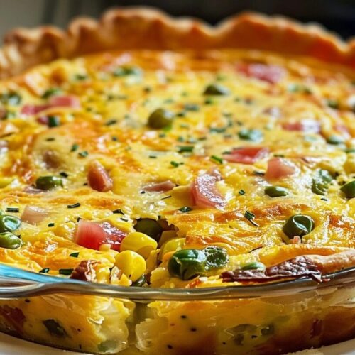 Baked Fluffy Western Omelet Quiche