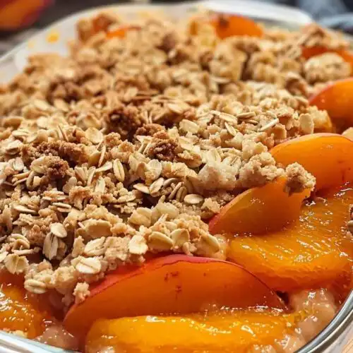 Apricot Crisp with Oat Crumble for Summer Baking