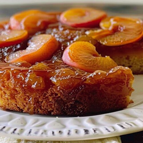 Fresh Apricot Upside-Down Cake