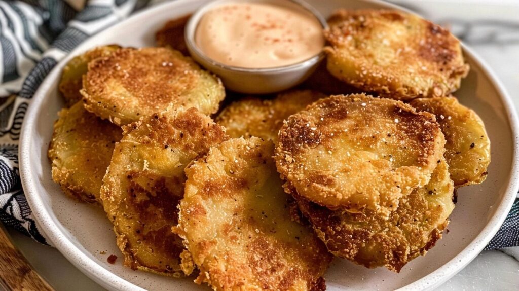 Southern 4-Ingredient Fried Green Tomatoes
