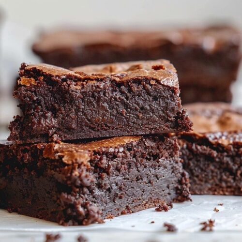 Quick 4 Ingredient Brownies