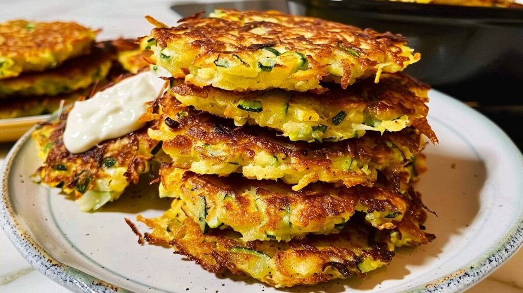 Zucchini and Yellow Squash Fritters for Easy Meals