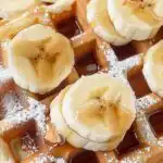 Mini Banana Bread Waffles for Breakfast