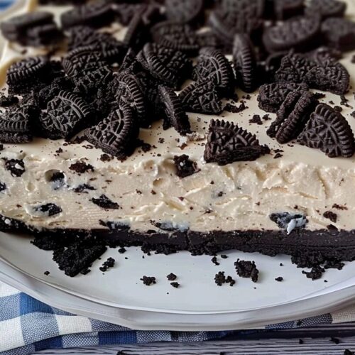 Gluten Free No Bake Oreo Cheesecake