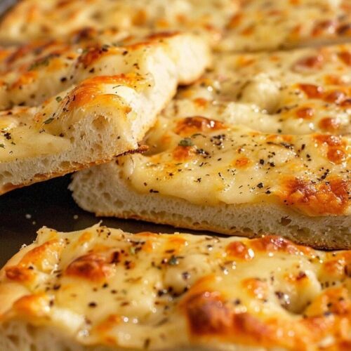 30 Minutes Sourdough Cheesy Breadsticks