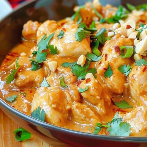 Thai Peanut Chicken: A Creamy Weeknight Favorite