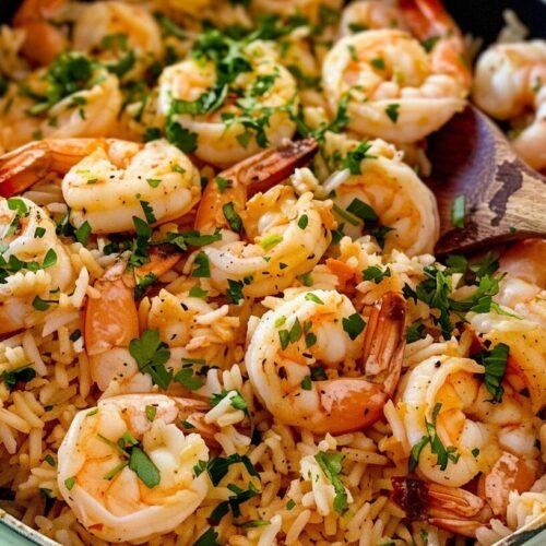 Garlic Butter Shrimp and Rice