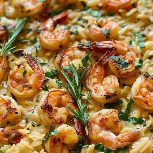 Creamy Shrimp Orzo: A Simple Gourmet Dinner