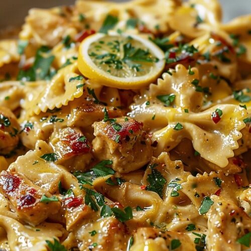 Cowboy Butter Lemon Chicken Bowties