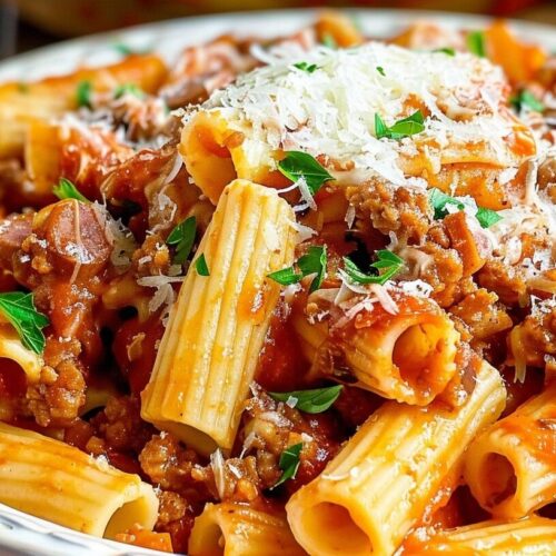 Italian Sausage Rigatoni Pasta