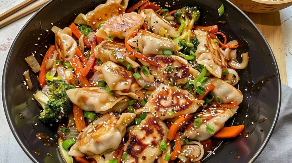 Potsticker Stir Fry Recipe for a Fast Dinner