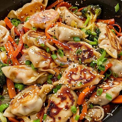 Potsticker Stir Fry Recipe for a Fast Dinner