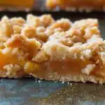 Easy Peach Crumb Bars