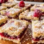 Raspberry Shortbread Bars