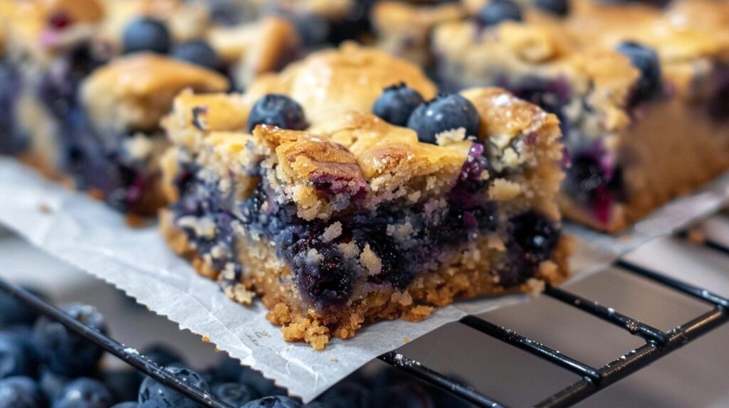 Cozy Blueberry Blondies Recipe