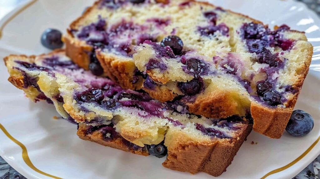 Blueberry Cream Cheese Bread Loaf Recipe