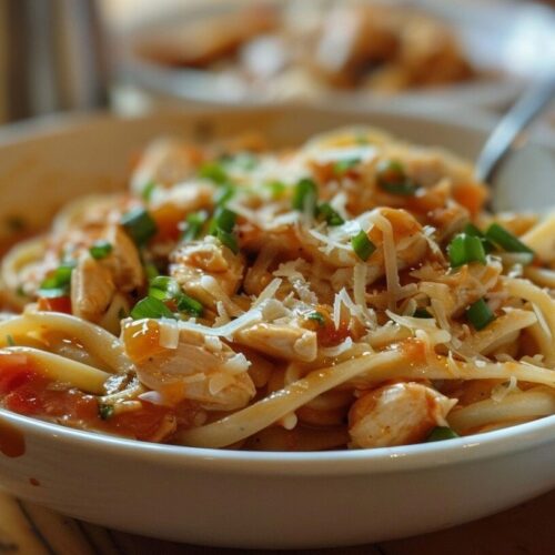 Tomatillo Chicken Pasta A Zesty Comfort Meal
