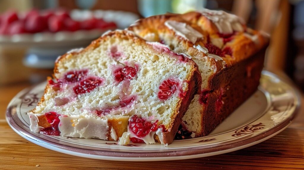 The Best Raspberry Bread
