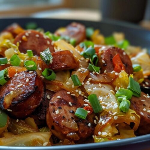 Sausage and Cabbage Stir Fry