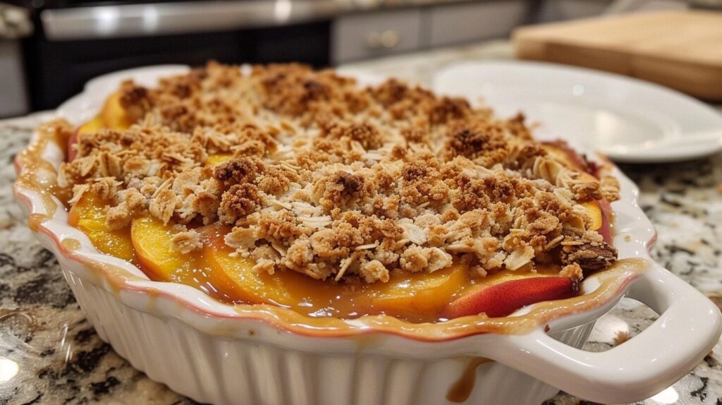 Easy Peach Crisp Recipe