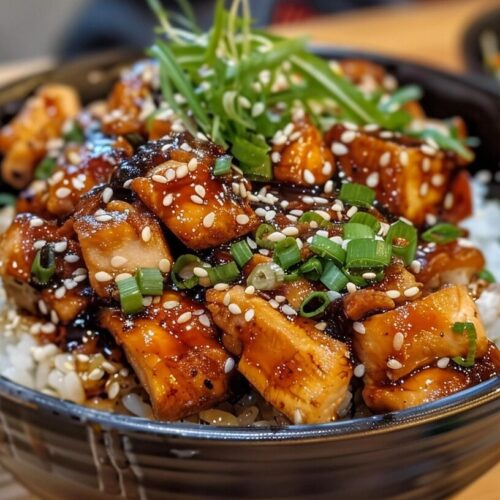 Sticky Chicken Rice Bowls