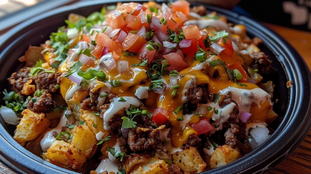 Loaded Potato Taco Bowl: A Flavorful Comfort Meal