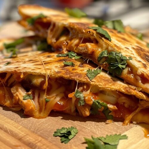 Shredded BBQ Chicken Quesadilla for a Fast Dinner