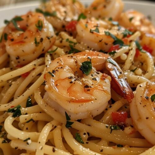 Garlic Butter Shrimp Pasta Recipe