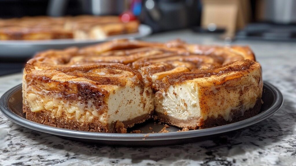 Cinnamon Roll Cheesecake