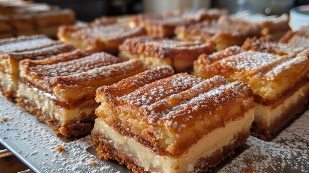 Mexican Churro Cheesecake Bars