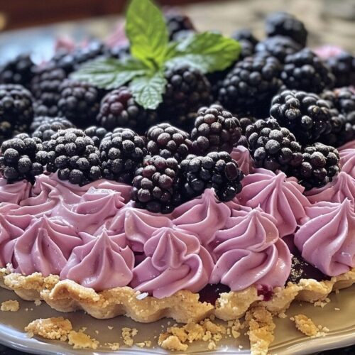 No-Bake Blackberry Cream Pie