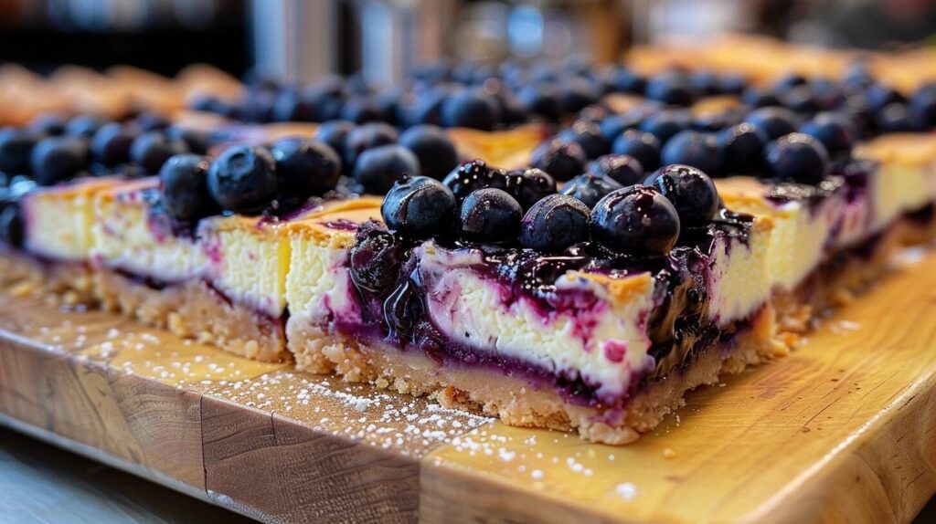Blueberry Cheesecake Bars for Every Occasion