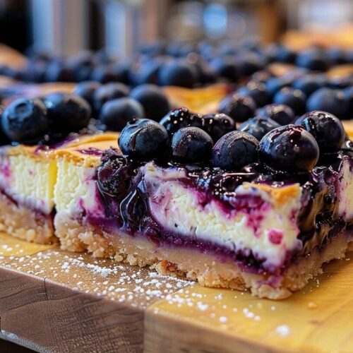 Blueberry Cheesecake Bars for Every Occasion