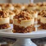Apple Crisp Mini Cheesecakes